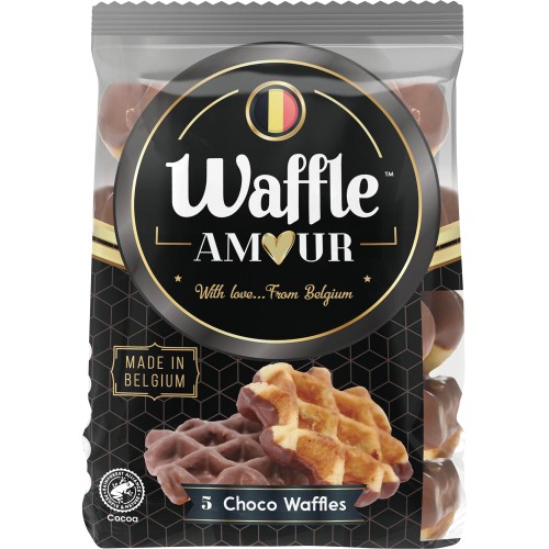 Waffle Amour Choco Sugar Waffles (5x60 GM)